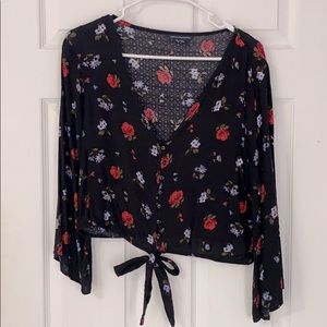 American Eagle Tie Shirt